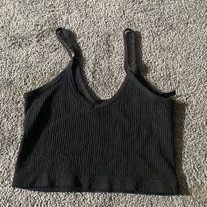 Extra small urban outfitters black crop top